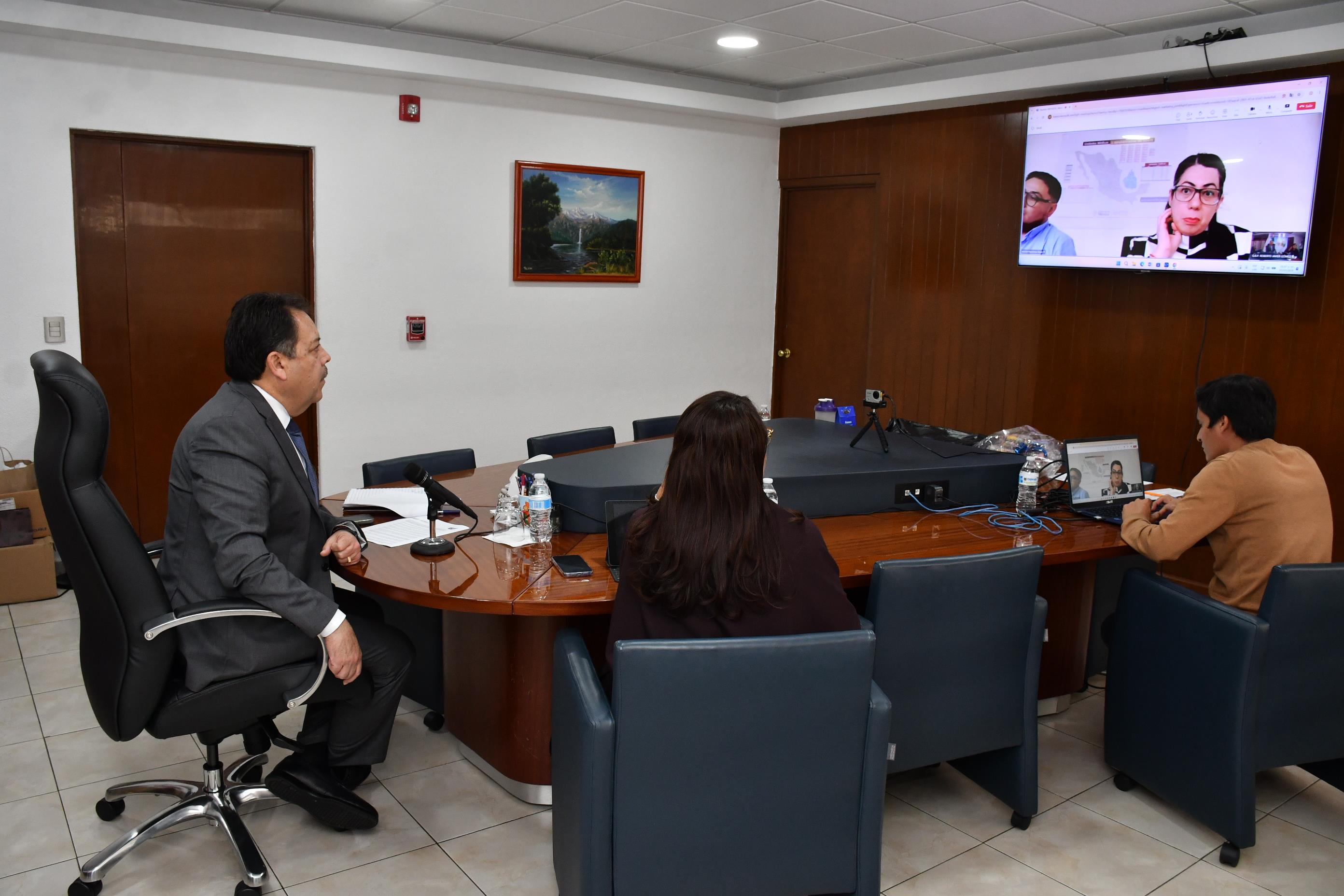  Reunión de trabajo a distancia con la licenciada Marisol Plascencia Reyes, Subdirectora de Personal del ISSSTE
